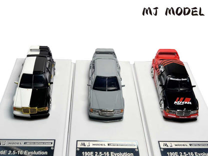 MJ 1:64 190E Classic Alloy Diecast Toys Car Model Collectible Gift