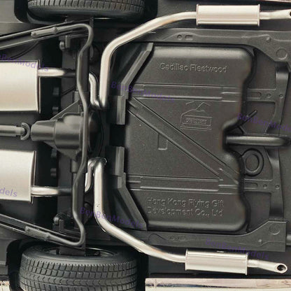 1:18 GM Cadillac 1993 Fleetwood Sedan Black / Blue Interio Diecast Model Edition