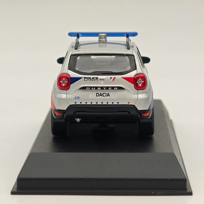 Modèle réduit de voiture moulée sous pression Norev Dacia Duster Police Nationale 2021, modèle limité, couleur argent, 1/43 