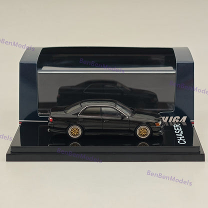 Hobby Japan 1/64 Toyota CHASER TOURER V (JZX100) 1998 JDM STYLE Black HJ644072BK