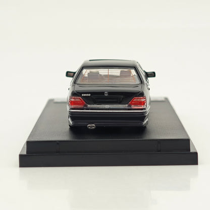 1/64 SW Benz S600 W140 Tiger Head Running S-Class Original Wheels Diecast Model