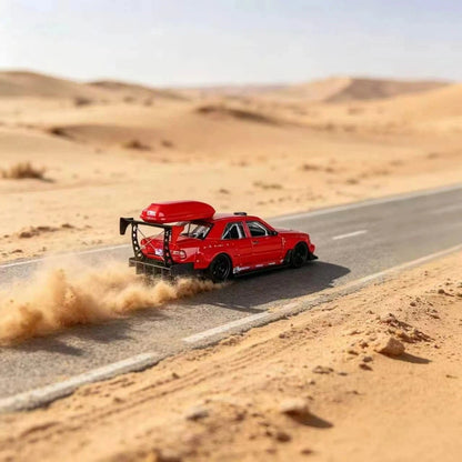 Pre-Order Fei Xiang FX 1:64 W124 Widebody Red Diecast Alloy Car Model Limited Collection