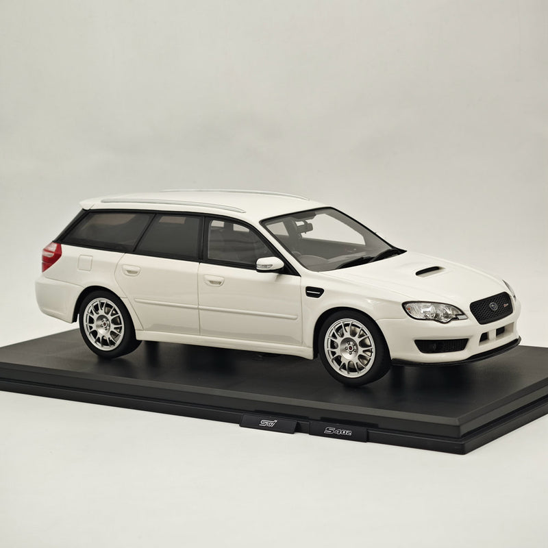 1/18 DNA Collectibles Subaru Legacy Touring Wagon STI S402 White Resin Model Car