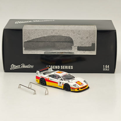 1/64 SH Ferrari F40 LM #7 Racing Sports Model Legend Series Hayon ouvert Blanc 