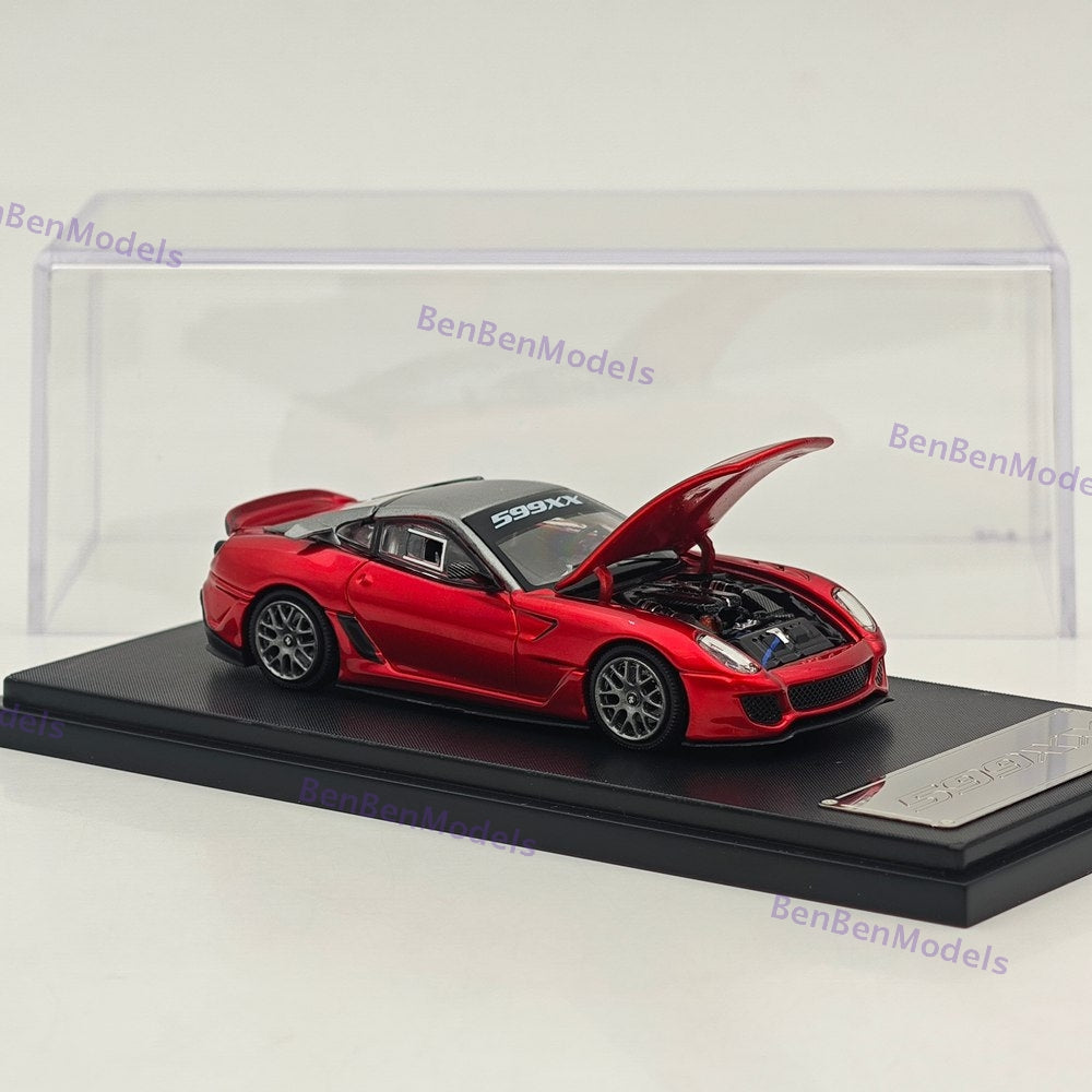 RM 1:64 599XX Racing Sports Model Diecast Car Model with Openable Hood
