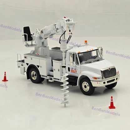 1/34 FIRST lnternational DuraStar Digger Derrick White DIECAST Model 10-4057