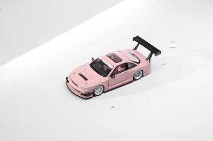 MORTAL 1/64 S14 GTSPEC V2 SEIJI OOKAWARA Diecast Toys Car Model Collectible  Gifts