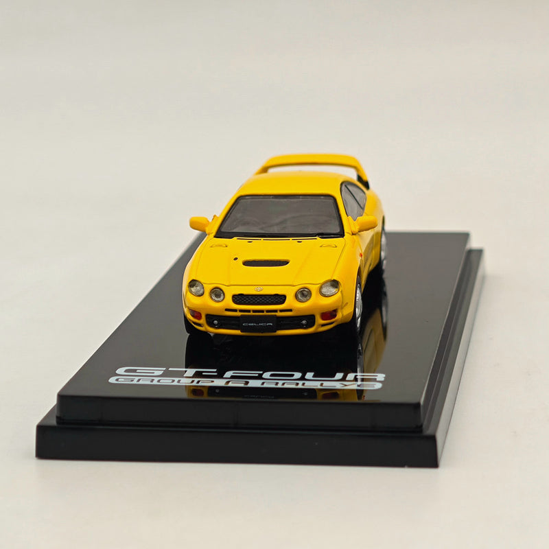 1/64 Hobby Japan Toyota CELICA GT-FOUR WRC Edition (ST205) w/ Engine HJ641064AY Yellow Diecast Models Car Collection Auto Toys Gift