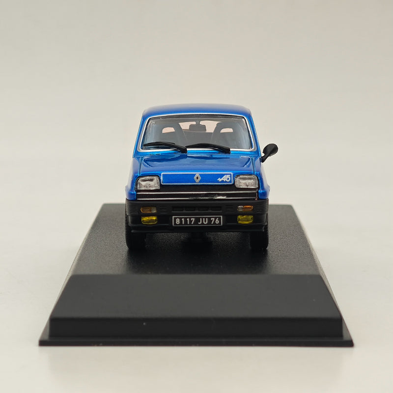 1/43 Norev Renault 5 Alpine 1977 Diecast Model Cars Limited Collection Blue