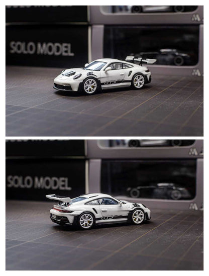 Porsche 911 GT3 RS miniature moulée sous pression à l'échelle 1/64, modèle de voiture de collection, cadeaux, édition limitée, prévente 