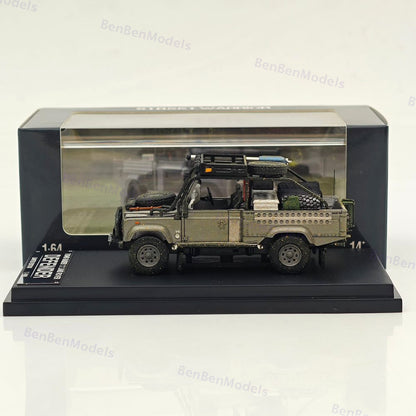 1:64 STREET WARRIOR Defender Tomb Raider x Land Rover Limited 499 Diecast Model
