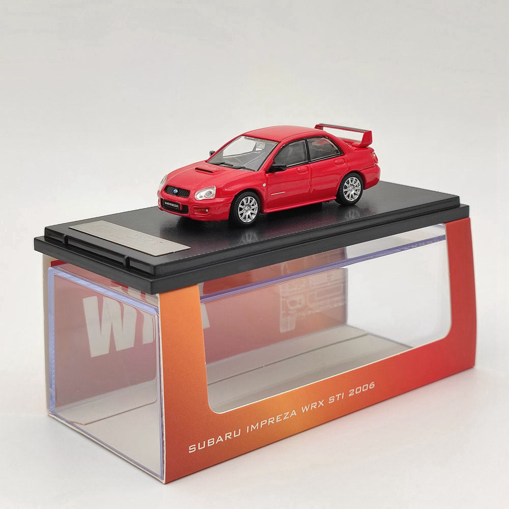 1:64 Subaru Impreza WRX STI 2006 Diecast Toys Car Models Miniature Vehicle Hobby Collectible Gifts