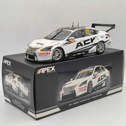 Apex 1/18 #99 - MOFFAT / DOUGLAS 2015 - BATHURST 1000 AD80813 Diecast Models Car Limited Collection