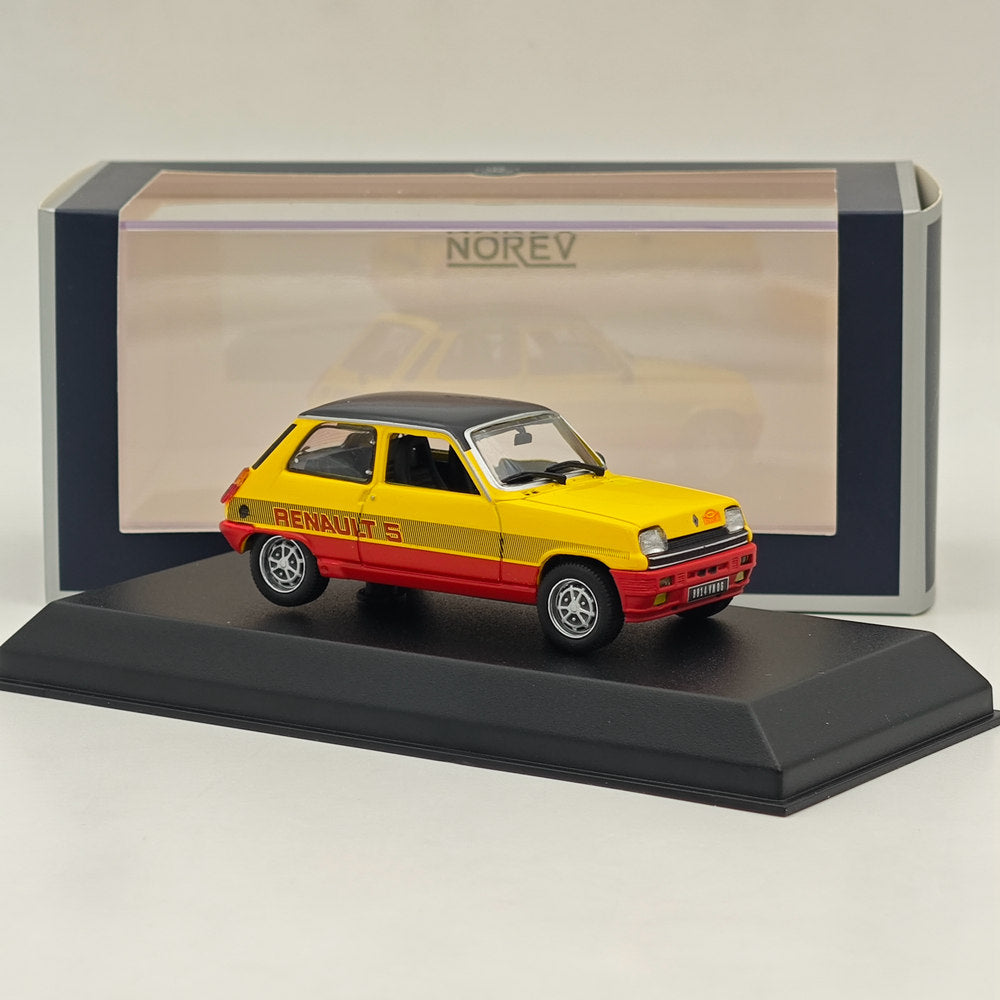 1/43 Norev Renault 5 TS 1978 Monte Carlo Yellow Diecast Model Cars Collection