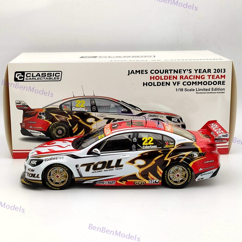1:18 Classic Carlectables James Courtney's 2013 Holden VF Commodore #22 Supercar