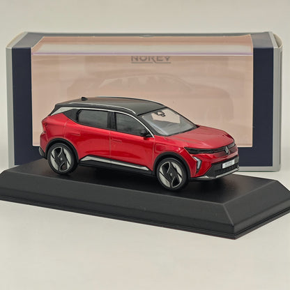 1/43 Norev Renault Scenic E-Tech 100% Electric Flame Red Diecast Model 2024