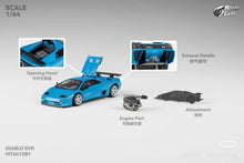 1/64 Micro Turbo Diablo SVR Metallic Blue HEC 2026 Diecast Model Collectible Car
