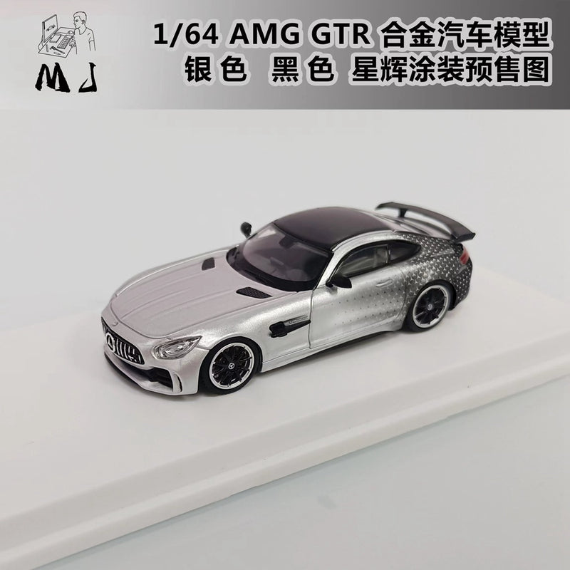 LMLF 1:64 Mercedes Benz AMG GTR Starlight Miniature Hobby Gifts Diecast Toys Car Models Collection