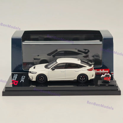 1:64 Hobby Japan CIVIC TYPE R (FL5) White with Engine Display Model Championship