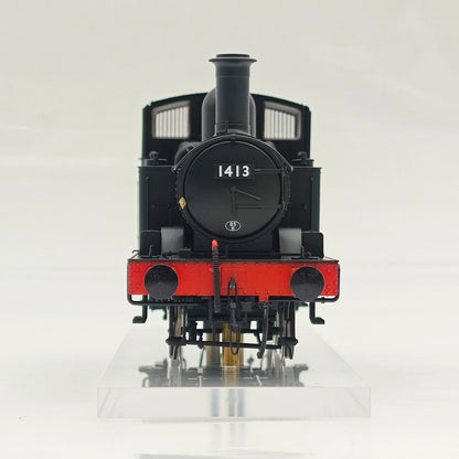 Dapol O Gauge 7S-006-025 14xx Class 1413 - DCC 0-4-2T BR Black with Early Emblem