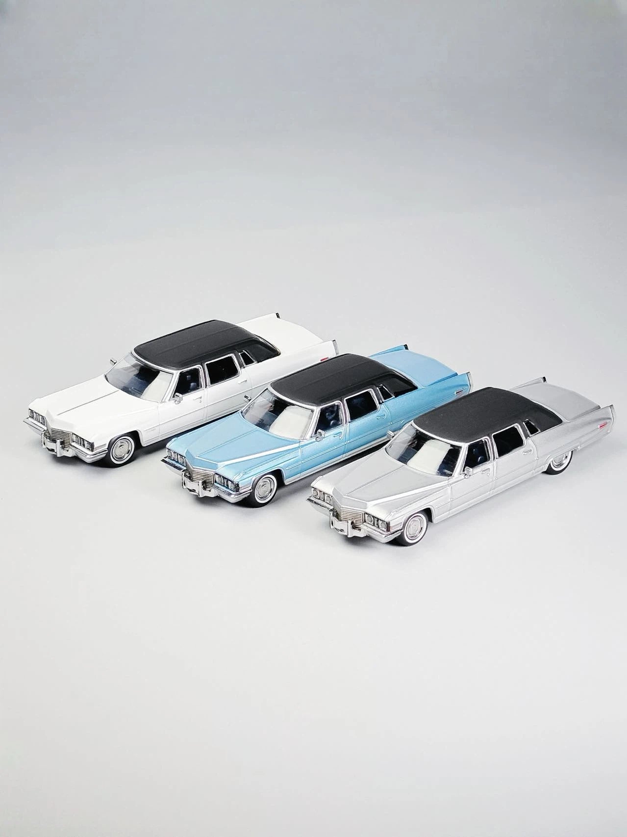 MK Miniatures 1/64 Fleetwood 75 Lengthened Diecast Model Car Limited Collection