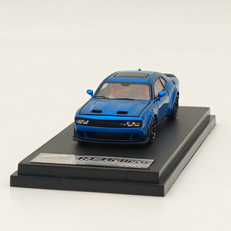 1:64 SH Dodge SRT Hellcat Muscle Sports Diecast Model Car Collection Blue