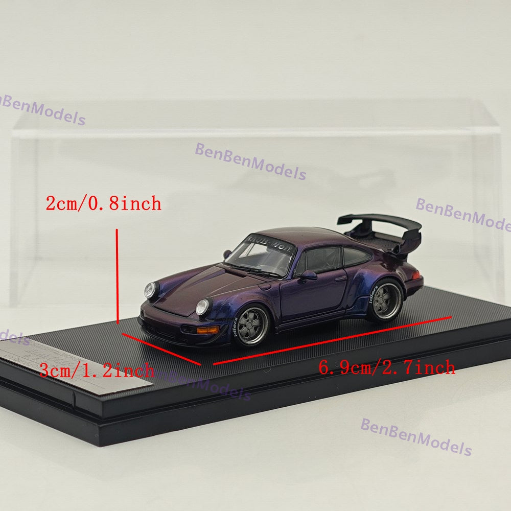1:64 SW Porsche RWB 964 Classic Sports Model Diecast Model Car Limited Edition