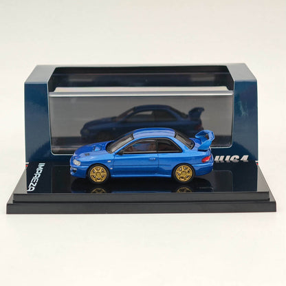 Hobby Japan 1:64 Impreza 22B STi GC8 Rally Custom HJ644041BBL Blue Alloy model