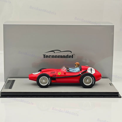 Tecno 1/18 Ferrari .Dino 246 F1 Winner England GP 1958 P.Collins #1 TMD18-116B