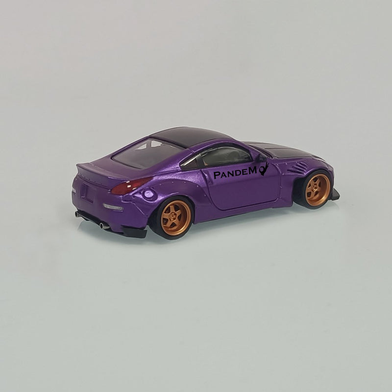 Pre-sale LMLF 1:64 Nissan 350Z Rocket Bunny Miniature Diecast Toys Car Models Miniature Hobby Collection Gifts