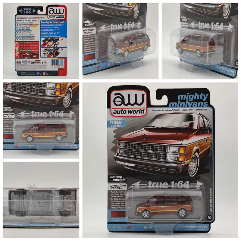 Auto World 1/64 Toyota/Dodge/Mitsubishi/Chevy/Lincoln Series Diecast Toys Models Car Collection Gifts