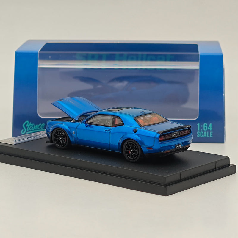 1:64 SH Dodge SRT Hellcat Muscle Sports Diecast Model Car Collection Blue