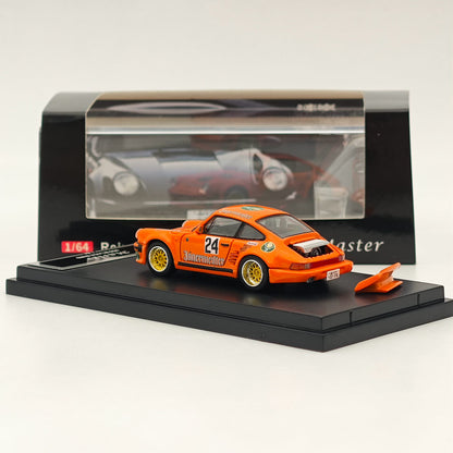 Master 1:64 Porsche 930 911 Turbo Black Bird Gulf Diecast Toys Modèles de voitures Collection Cadeaux Édition limitée 