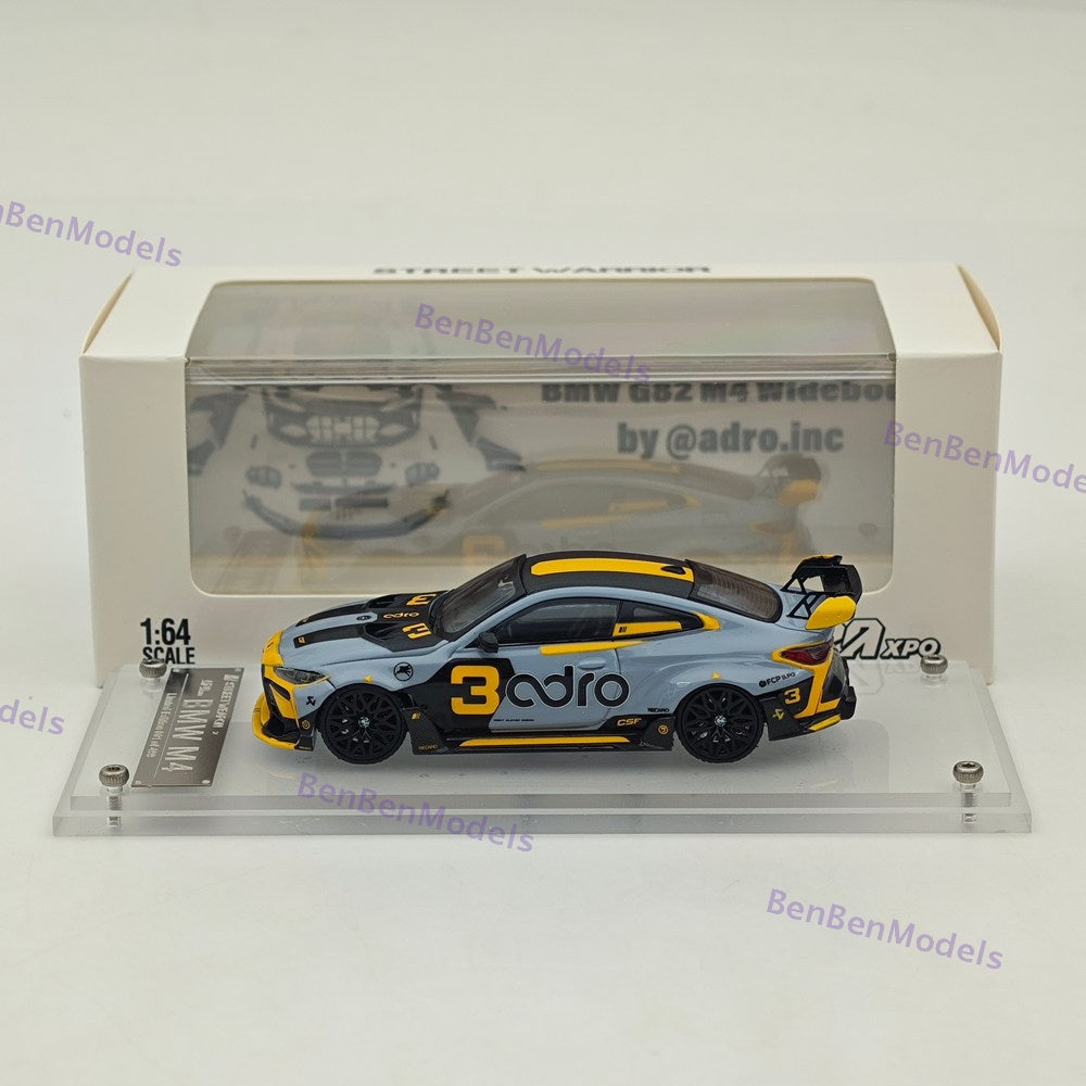 APA SW 1:64 Grey M4 G82 Expo Exclusive Widebody Diecast Metal Car