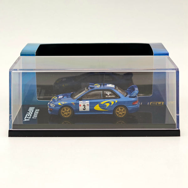 1/64 Hobby Japan SUBARU IMPREZA WRC 1997 #3 TOUR DE CORSE(Winner) Blue Diecast