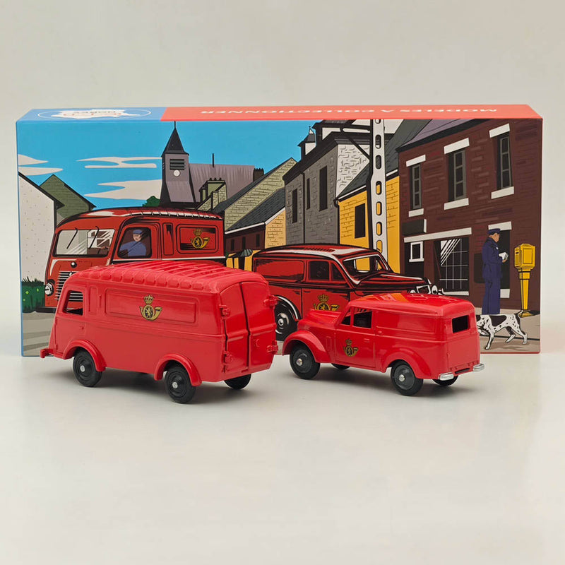 1/43 NOREV C36102 Renault 1000kgs & Dauphinoise Belgian Post Pack Diecast Red