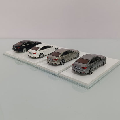 JG 1/64 Audi A6 C8 Miniature Resin Toys Car Models Hobby Collection Gifts