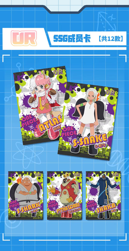 One Piece Trading Card 13 Pack Booster Box Anime TCG DM Vegapunk 3 Blank History