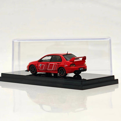 1:64 Hobby Japan Lancer GSR Evolution IX RALLIART Red Solid HJ646054R alloy car model