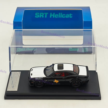 SH 1/64 Challenger Hellcat Texas State Trooper Diecast Model Car Limited Collection