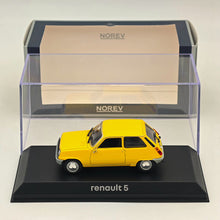 Modèle réduit de voiture moulée sous pression Norev RENAULT 5 TL jaune au 1/43e, collection limitée 