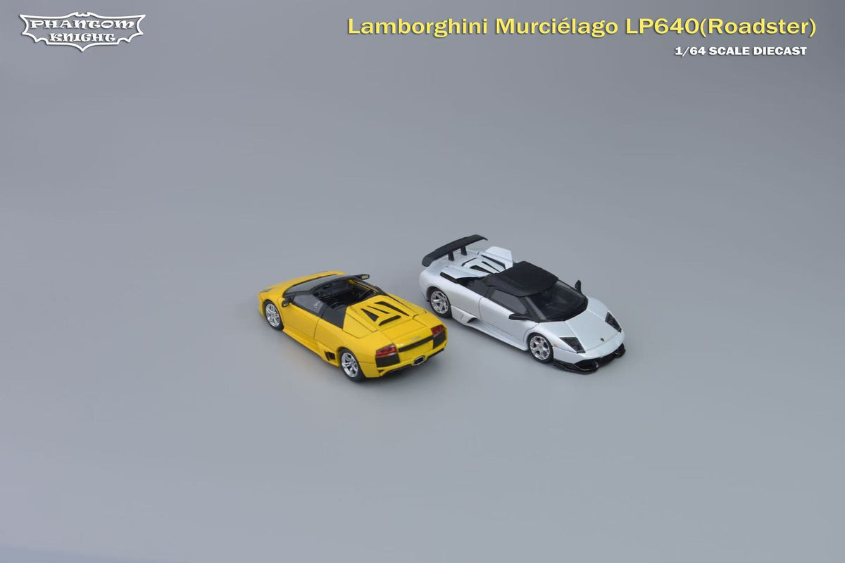 Phantom Knight PK Murciélago LP640 Bat Chengdu Auto Show 1:64 Alloy Open Cover Car Model Gifts