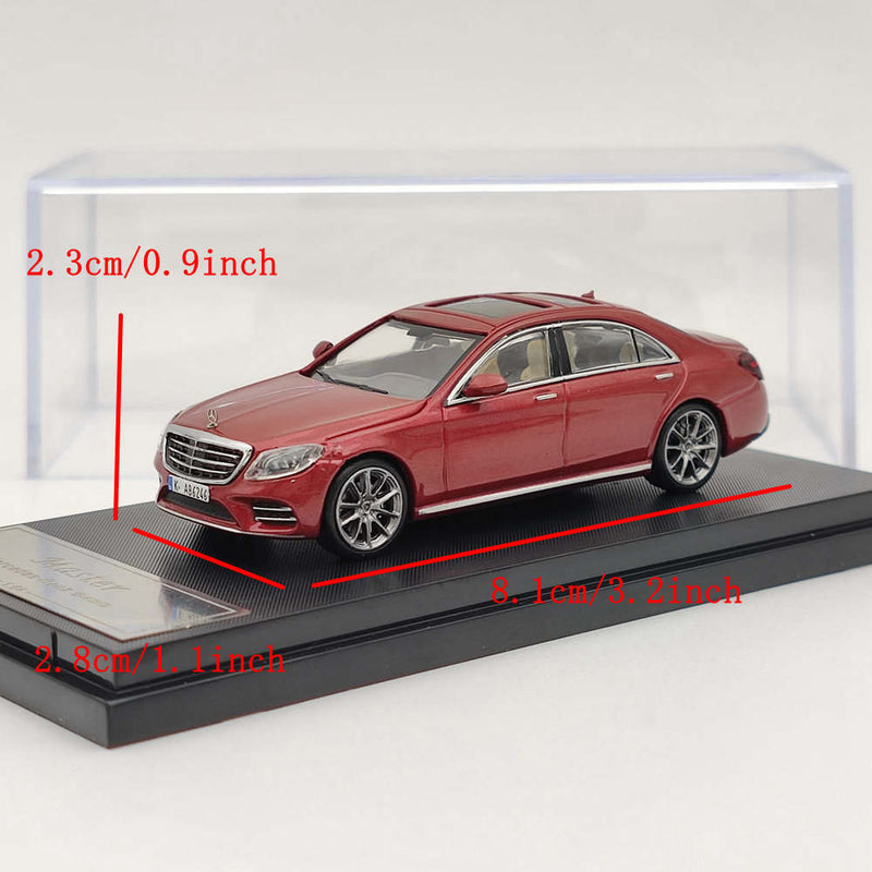 Master 1:64 Mercedes-Benz S450 W222 Police Car Diecast Toys Models Collection Gifts