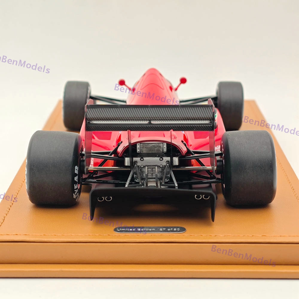 1/18 Tecnomodel Ferrari F1 86 #28 1986 BRAZILIAN GP STEFAN JOHASSON Red Resin