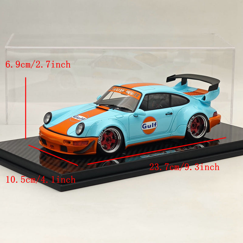 *RARE* TGM Model 1/18 RWB Porsche 911 964 Blue Gulf TGM18003 Resin Limited Edition Collection