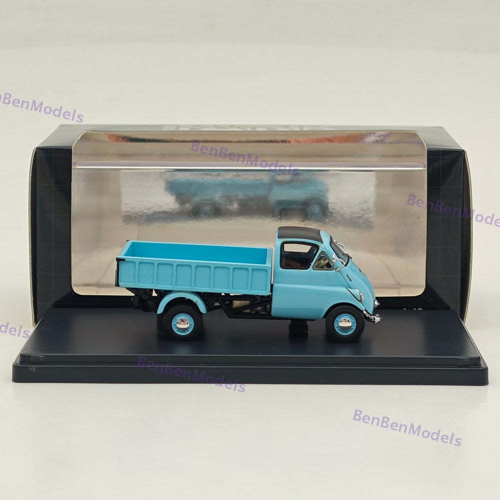 1/43 Matrix Isetta Autocaro Light Blue Small Transport Pickup Model Used