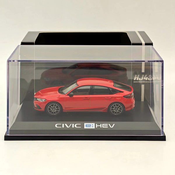 Hobby Japan 1/43 Civic Fl4 E Hev Premium Crystal Red Metallic Diecast Model Car