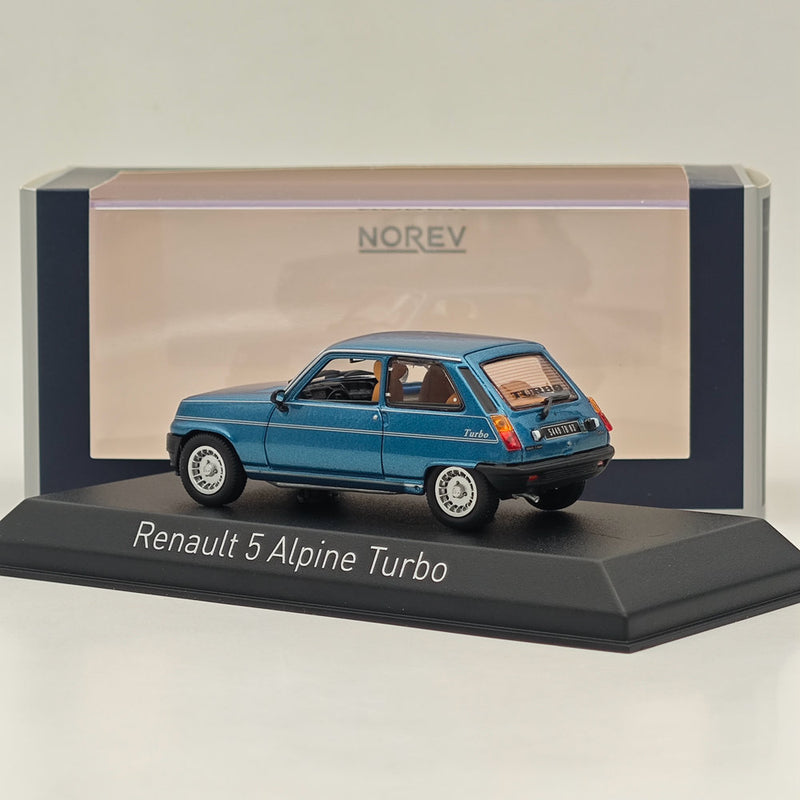 1/43 Norev Renault 5 Alpine Turbo 1983 Diecast Model Cars Collection Blue