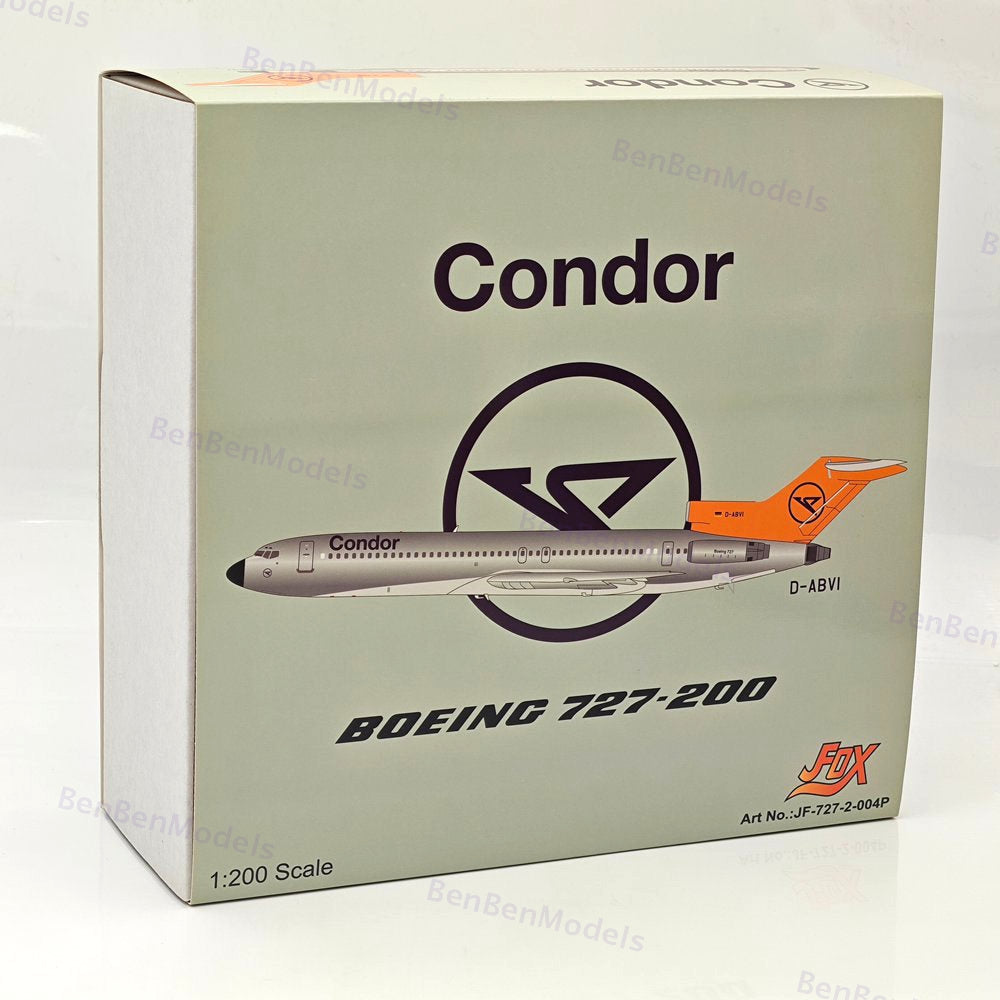 Condor / Boeing 727-200 / D-ABVI / JF-727-2-004P / 1:200 /Diecast Aircraft Model