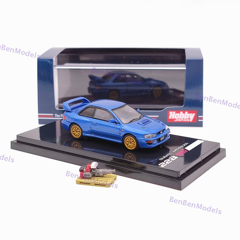 Hobby Japan 1/64 Subaru Impreza 22B STi Version GC8 With Engine